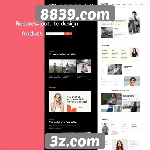 Evolução do design no site 8839.com